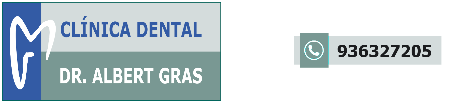 Logo Clínica dental Dr. Albert Gras